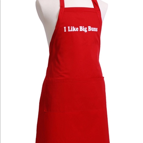 “I LIKE BIG BUNS” Men’s Grilling Apron - Picture 3 of 6